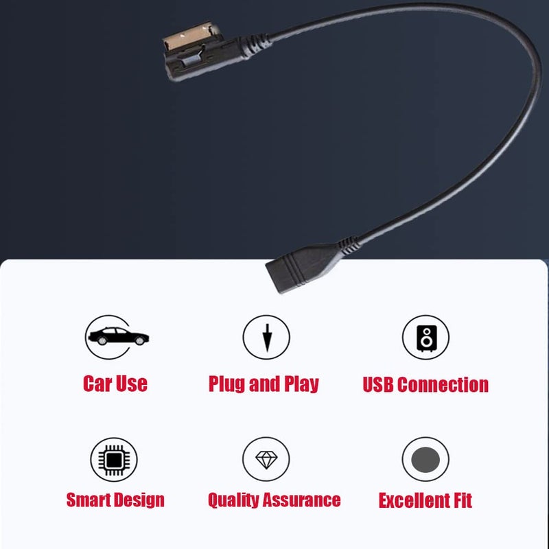 Fydun USB Adapter, USB Music Interface AMI MMI AUX MP3 Cable Adapter for S4 S5 S6 4F0051510G - Image 4